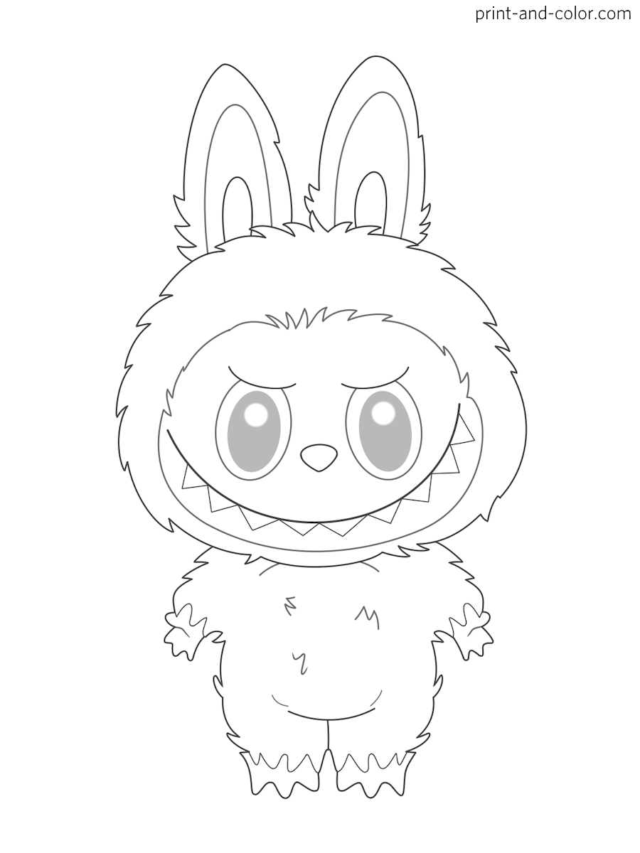 Labubu Coloring Pages UK Printable Hub Labubu Coloring Pages UK Printable Hub