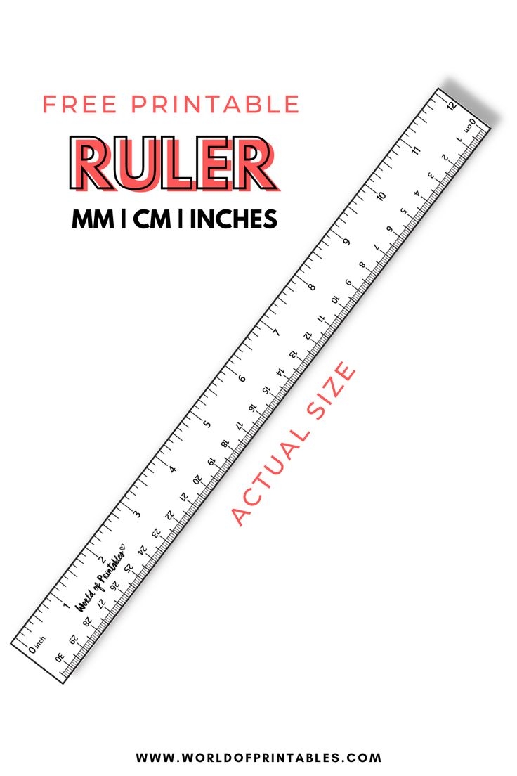 12 inch ruler printable