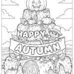100 Fall Autumn Coloring Pages Free PDF To Print Woo Coloring