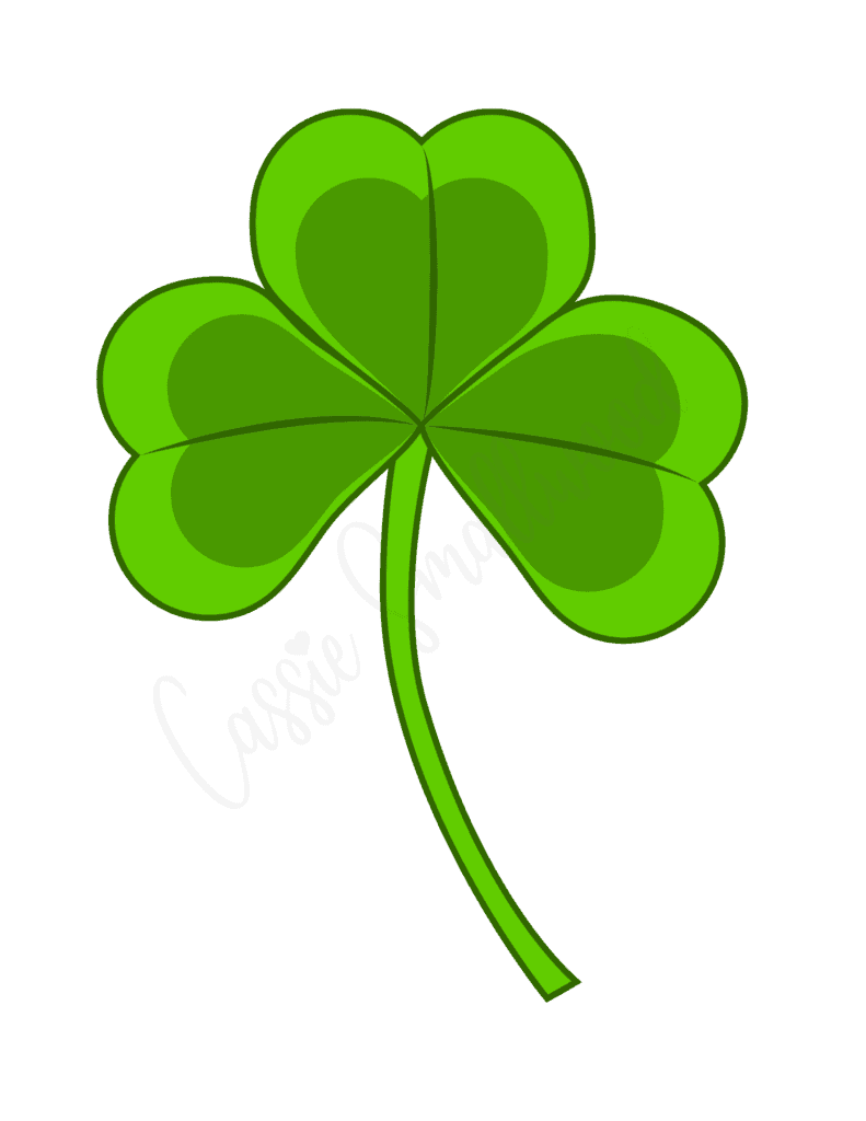 12 Unique Shamrock Templates Free Printable Cassie Smallwood