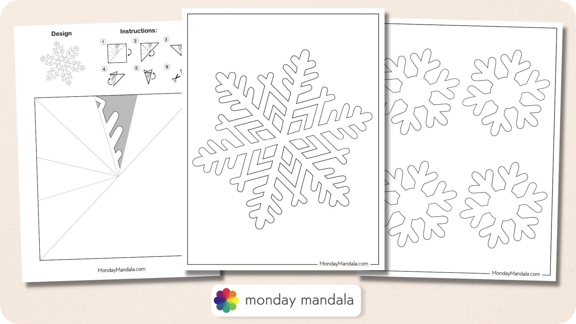 free printable snowflake templates