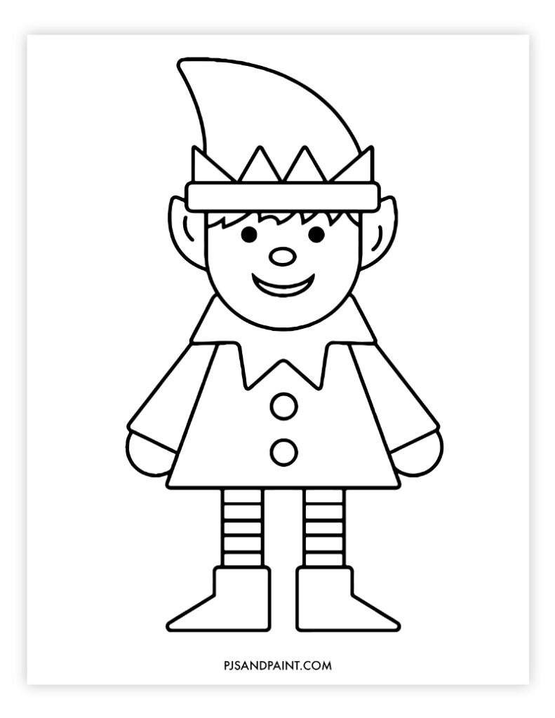 16 Free Printable Christmas Coloring Pages For Kids Pjs And Paint