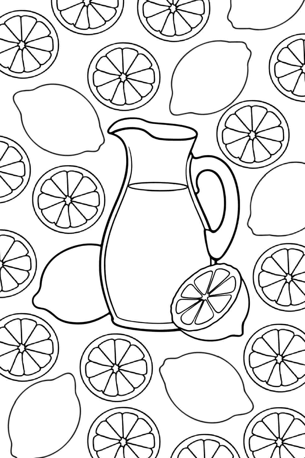 free summer printable coloring pages