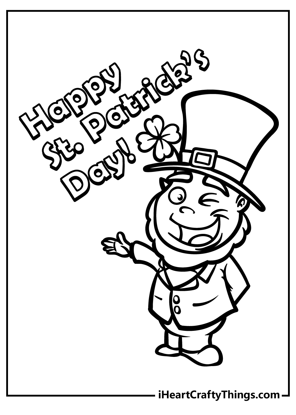 2025 St Patrick s Day Coloring Pages 51 Free Printables 