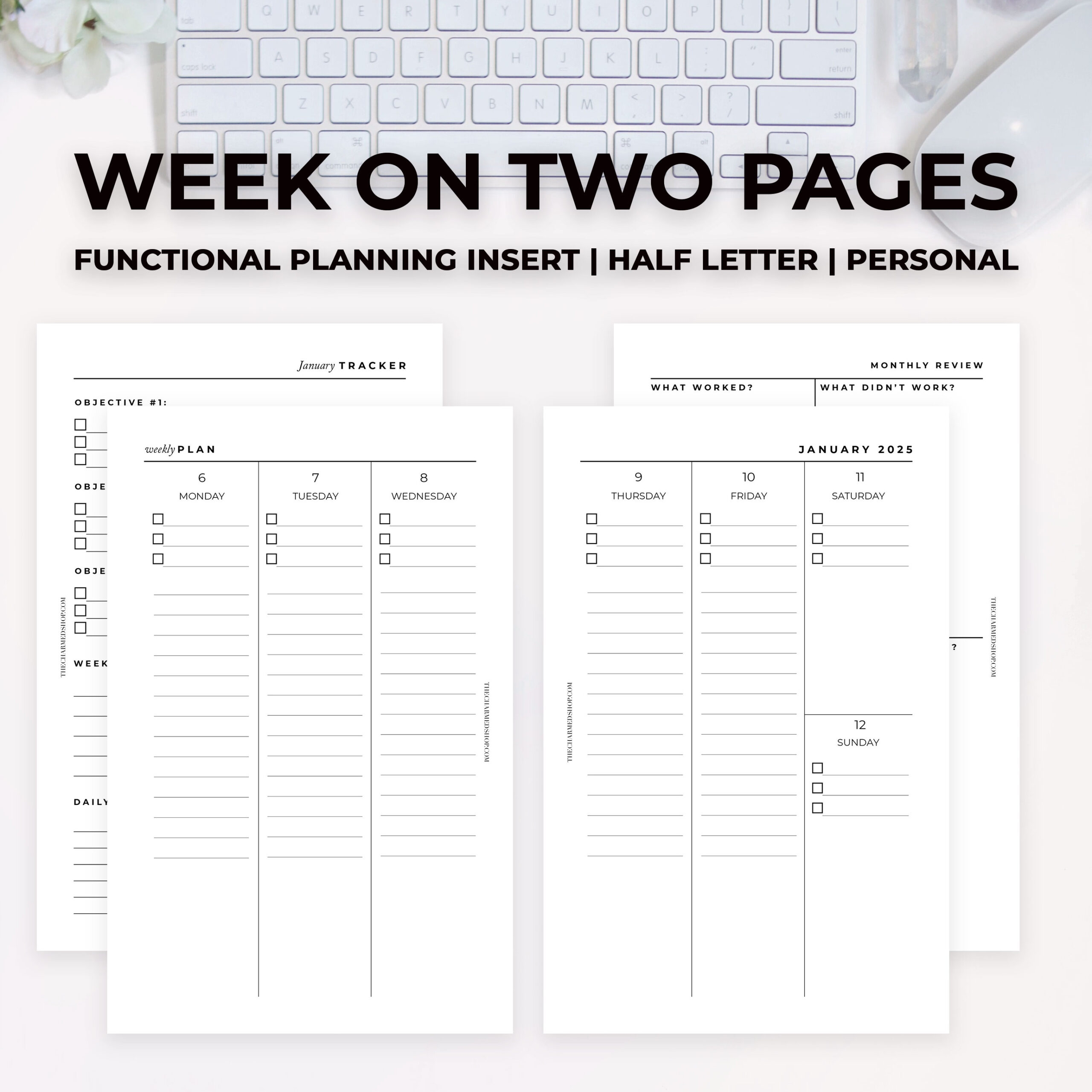 2 page per week planner