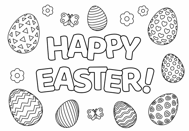 25 Free Printable Easter Coloring Pages For Kids And Adults Parade