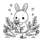 25 Rabbit Coloring Pack Cute Rabbit Coloring Pages Easter Coloring Bundle Easter Bunny Coloring Easter Coloring Etsy