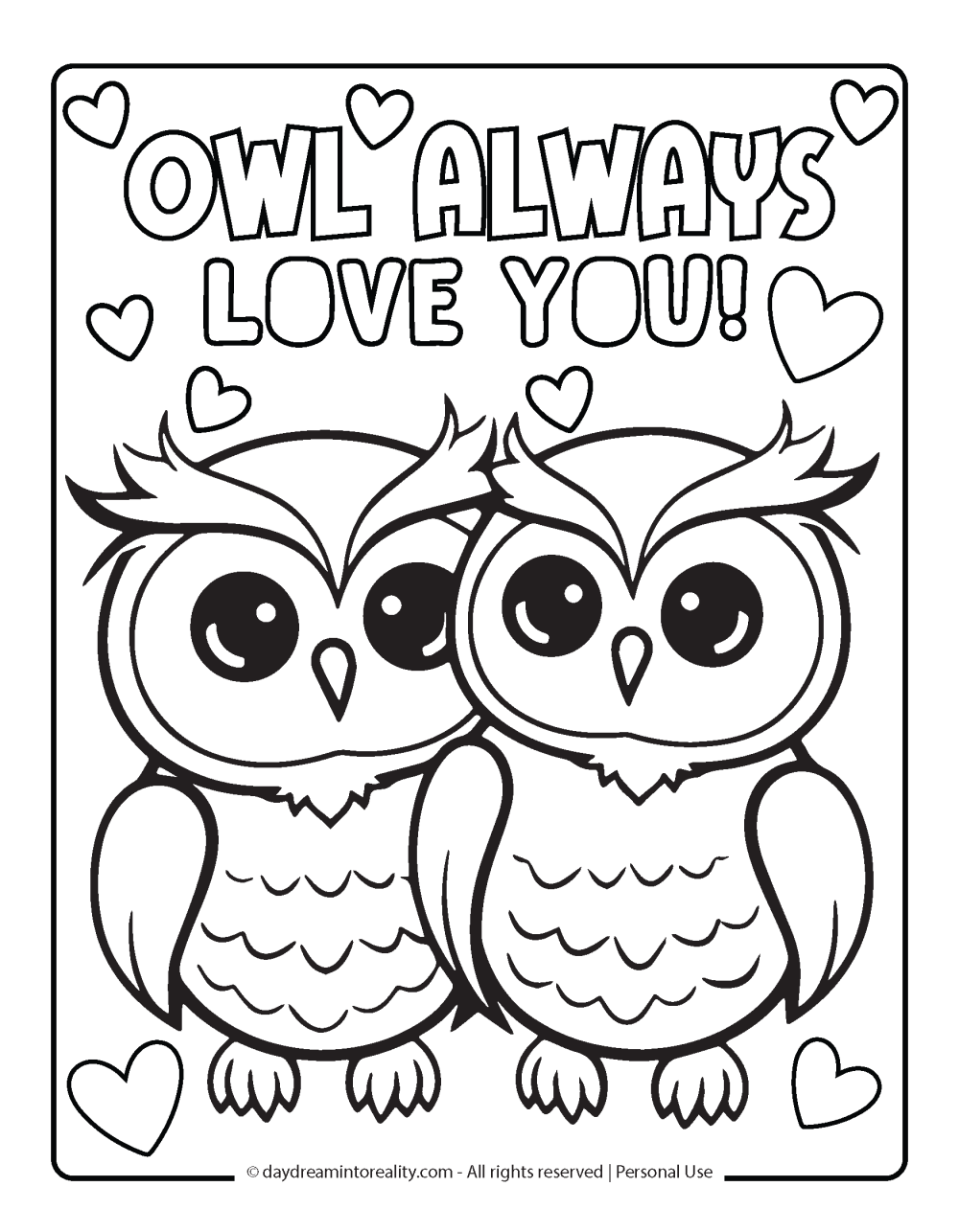 valentines day coloring images