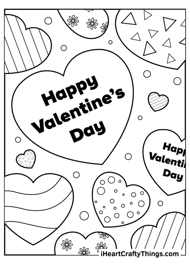 30 Valentine s Day Coloring Pages 100 Free Printables 