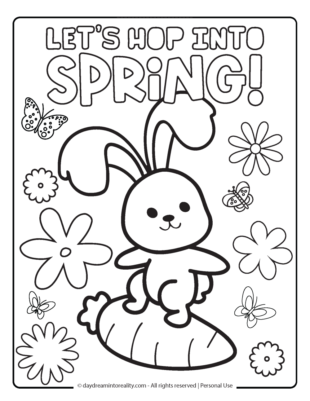 coloring pages spring printable coloring pages spring printable