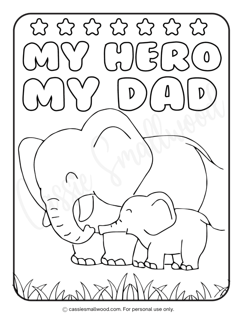 i love you dad coloring pages