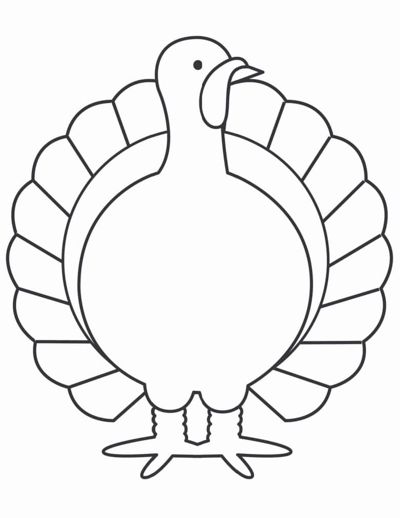 free turkey printable template free turkey printable template