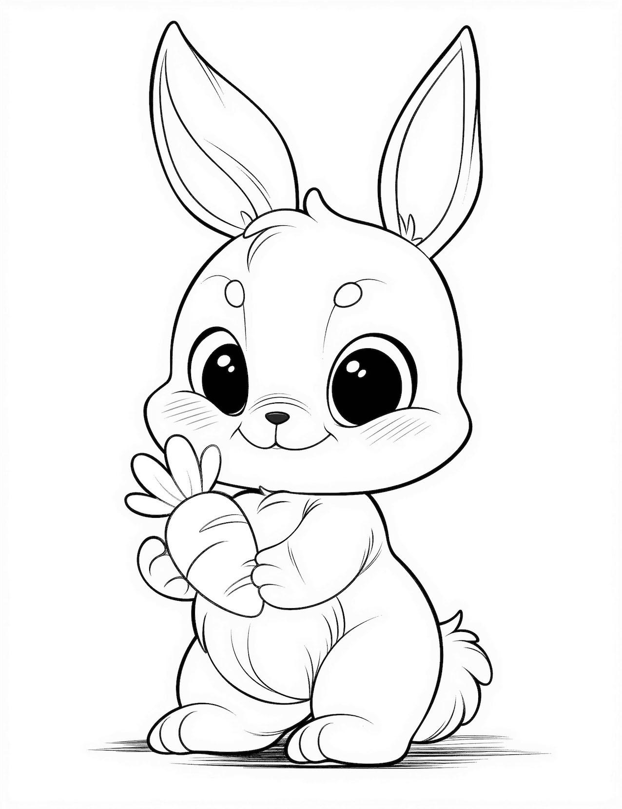 printable bunny coloring pages