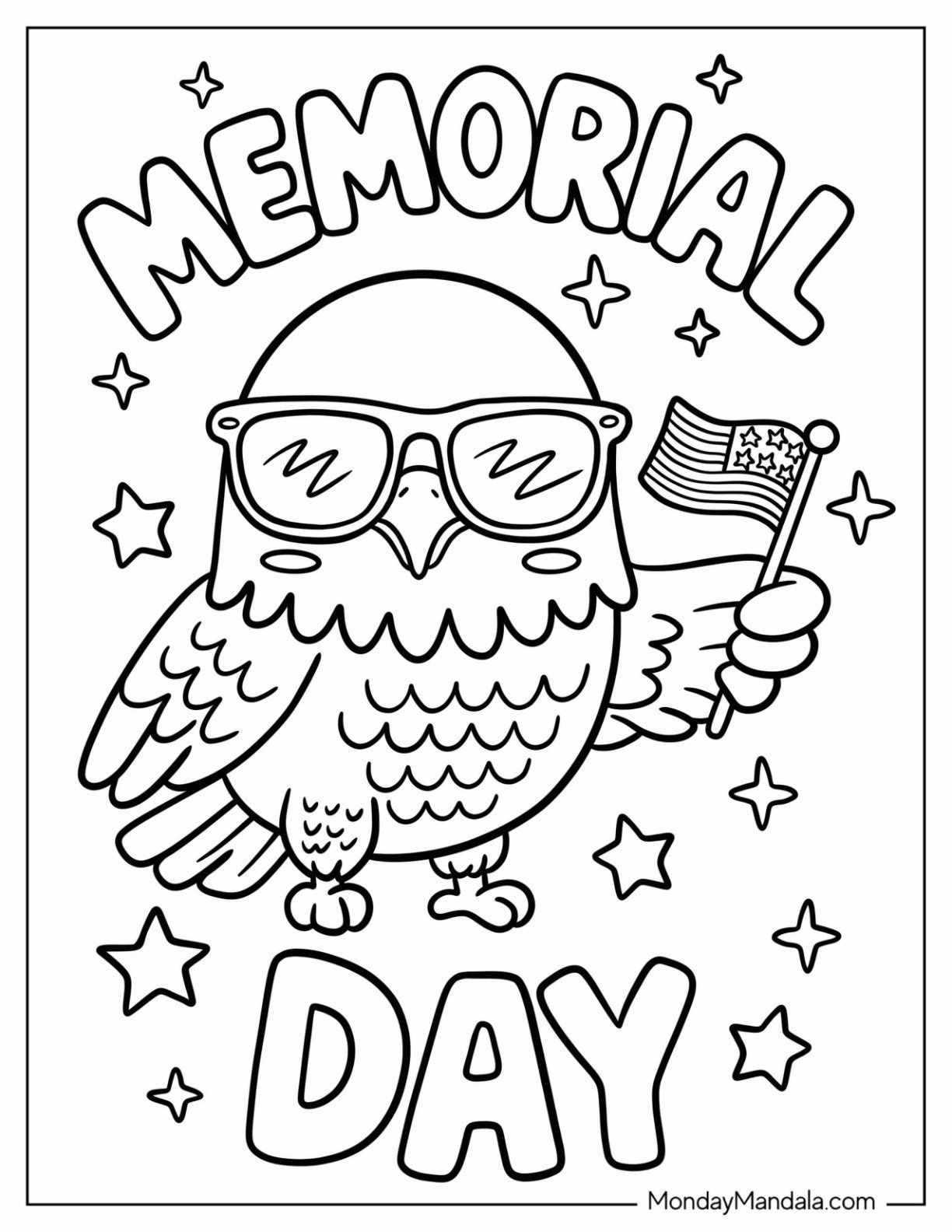 memorial day coloring sheets