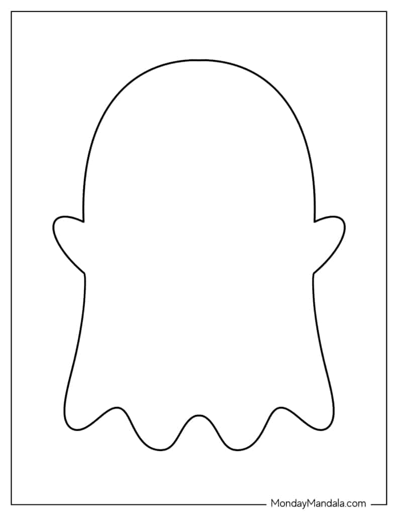 48 Ghost Templates Free PDF Printables 