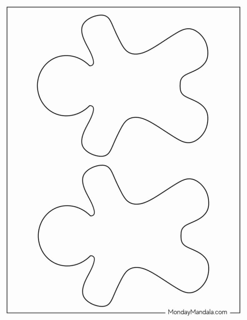 free gingerbread man template