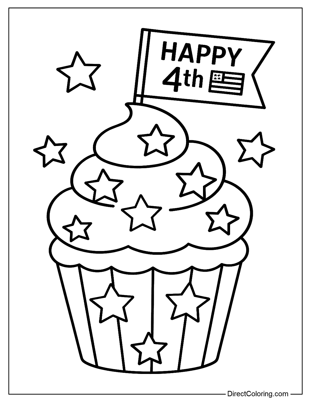 4 of july coloring pages