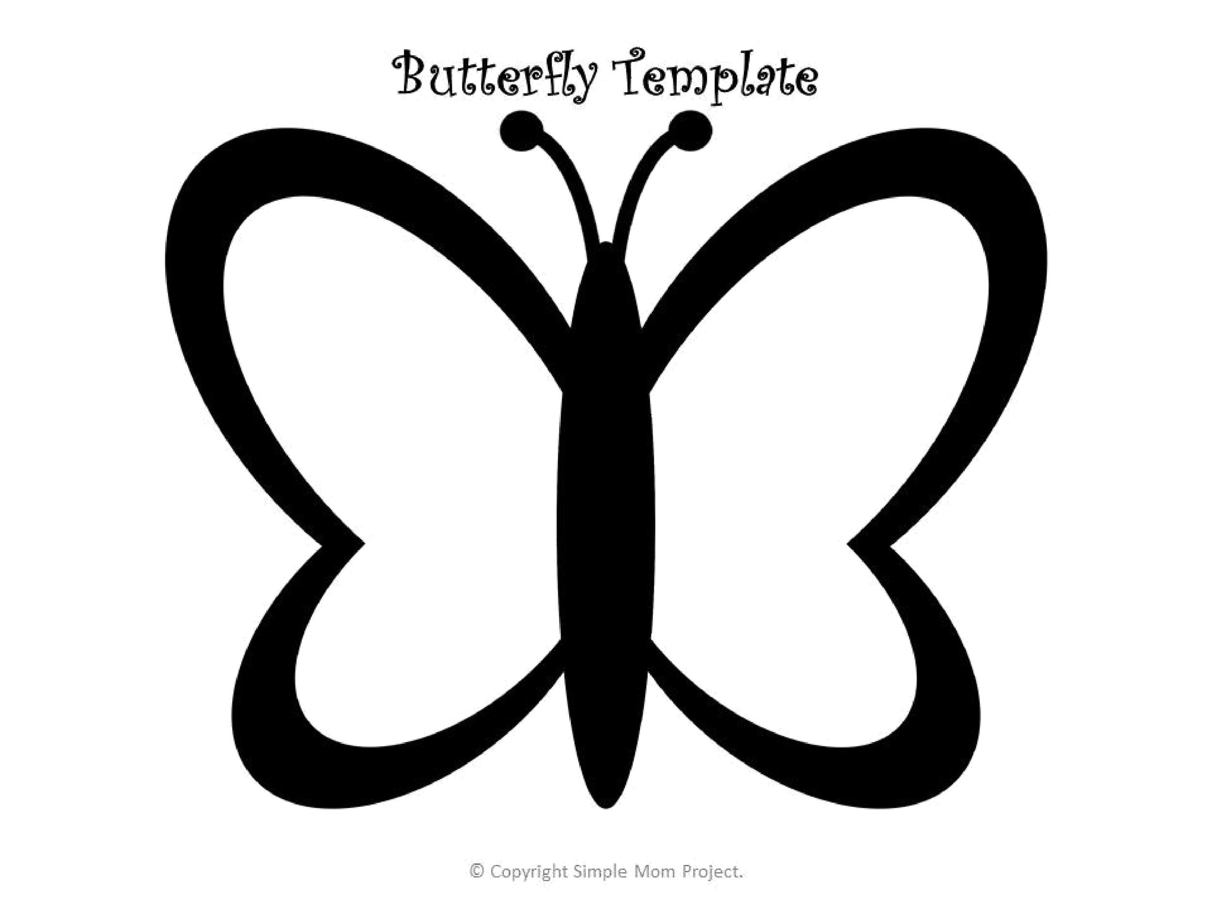 butterfly template to print butterfly template to print