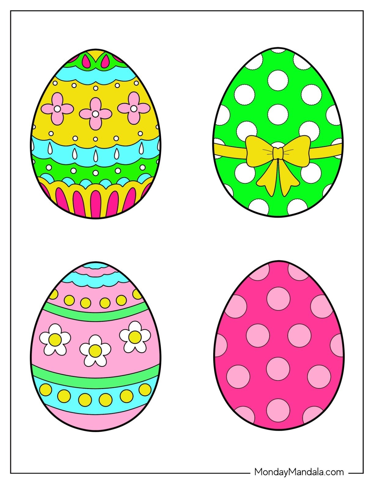 58 Easter Egg Templates Free PDF Printables 