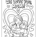 58 Mother s Day Coloring Pages Free To Print Smooth Draw