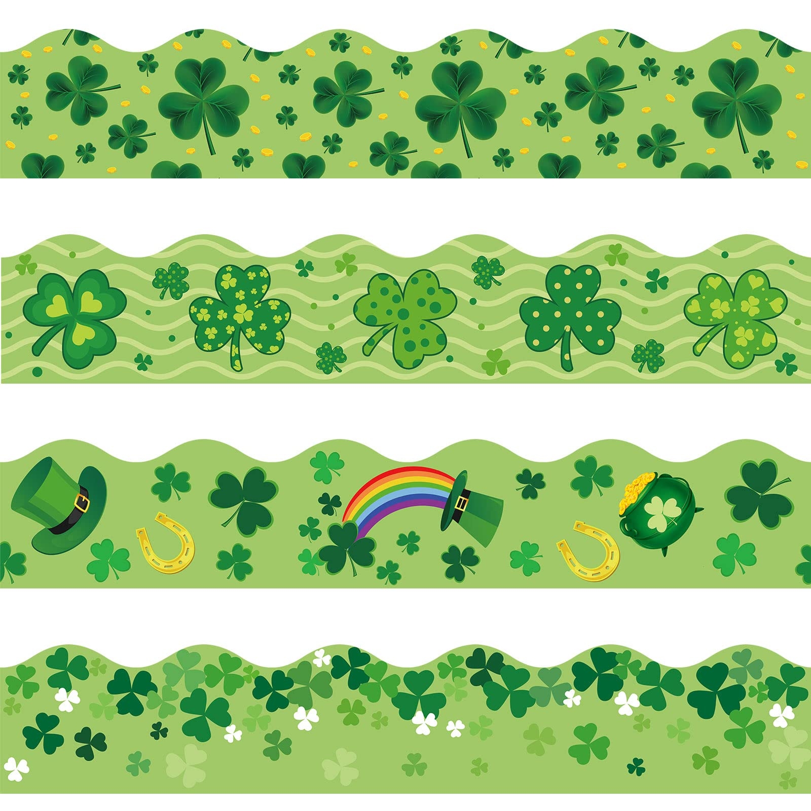Amazon AnyDesign 65 Feet St Patrick s Day Bulletin Board Borders Clover Rolled Border Scalloped Border 4 Styles 60 Pieces Green Bulletin Board Stickers For Decoration Party Home Office Office Products Amazon AnyDesign 65 Feet St Patrick s Day Bulletin Board Borders Clover Rolled Border Scalloped Border 4 Styles 60 Pieces Green Bulletin Board Stickers For Decoration Party Home Office Office Products