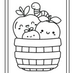 Apple Coloring Pages Free Printables Cute Coloring Pages For Kids