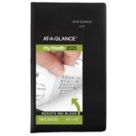 AT A GLANCE 2025 2026 Two Year Monthly Planner Black Pocket 3 12 X 6 Monthly Walmart