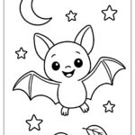 Bat Coloring Pages Free PDF To Download And Print