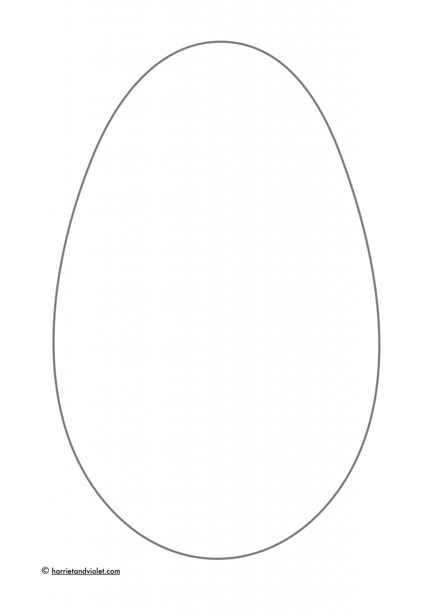 Blank Easter Egg Colouring In Or Design Sheet Printable Teaching Resources Print Play Learn