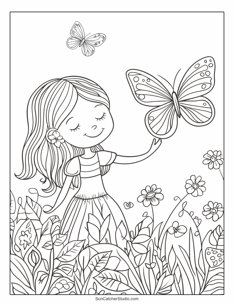 Butterfly Coloring Pages And Coloring Sheets Free Printables Monograms Design Tools Patterns DIY Projects