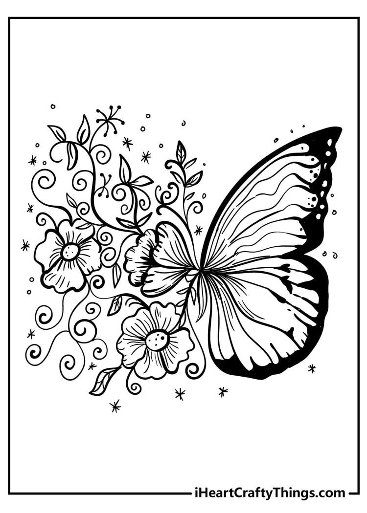 Butterfly Coloring Pages