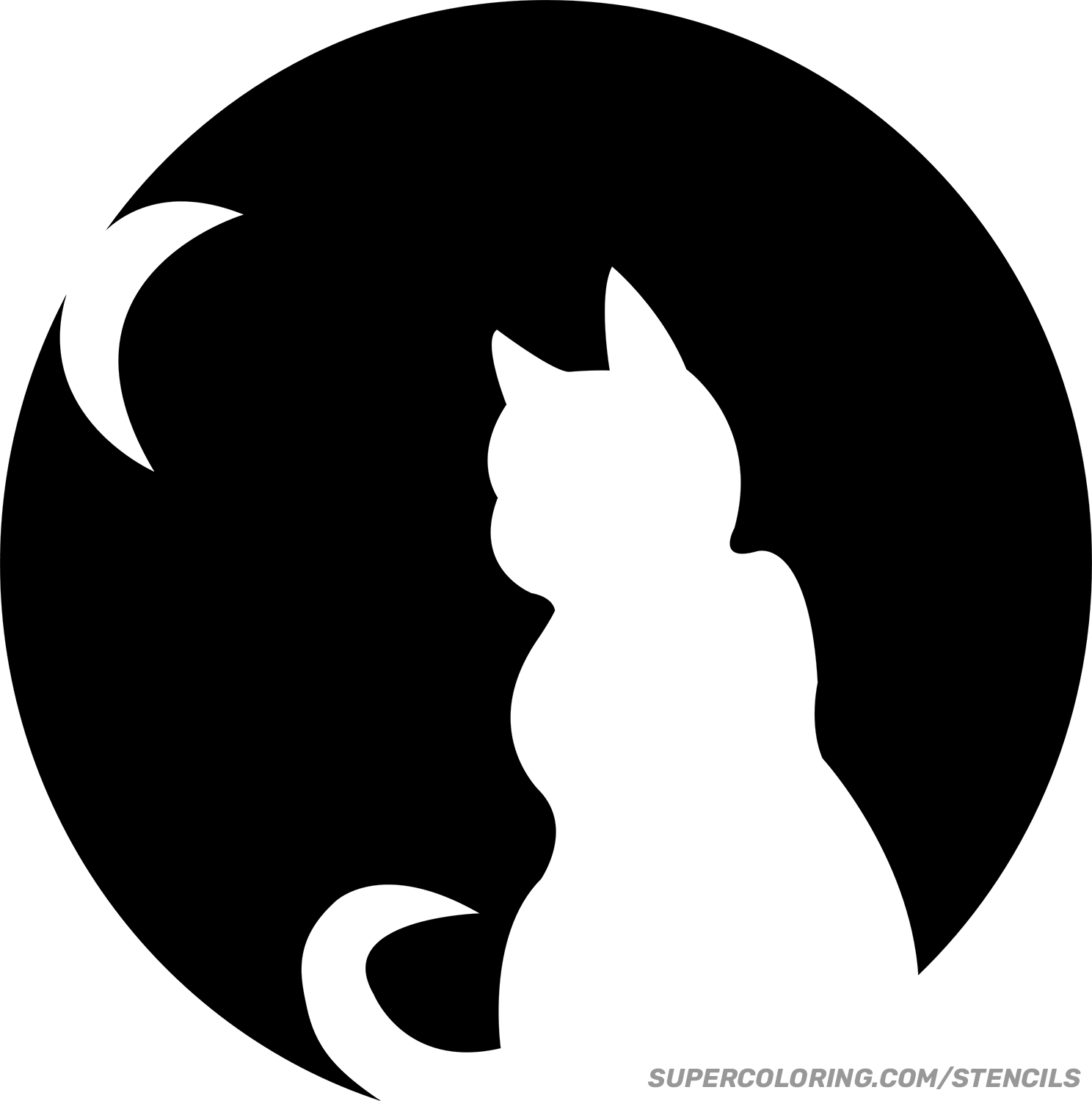 cat pumpkin carving stencils