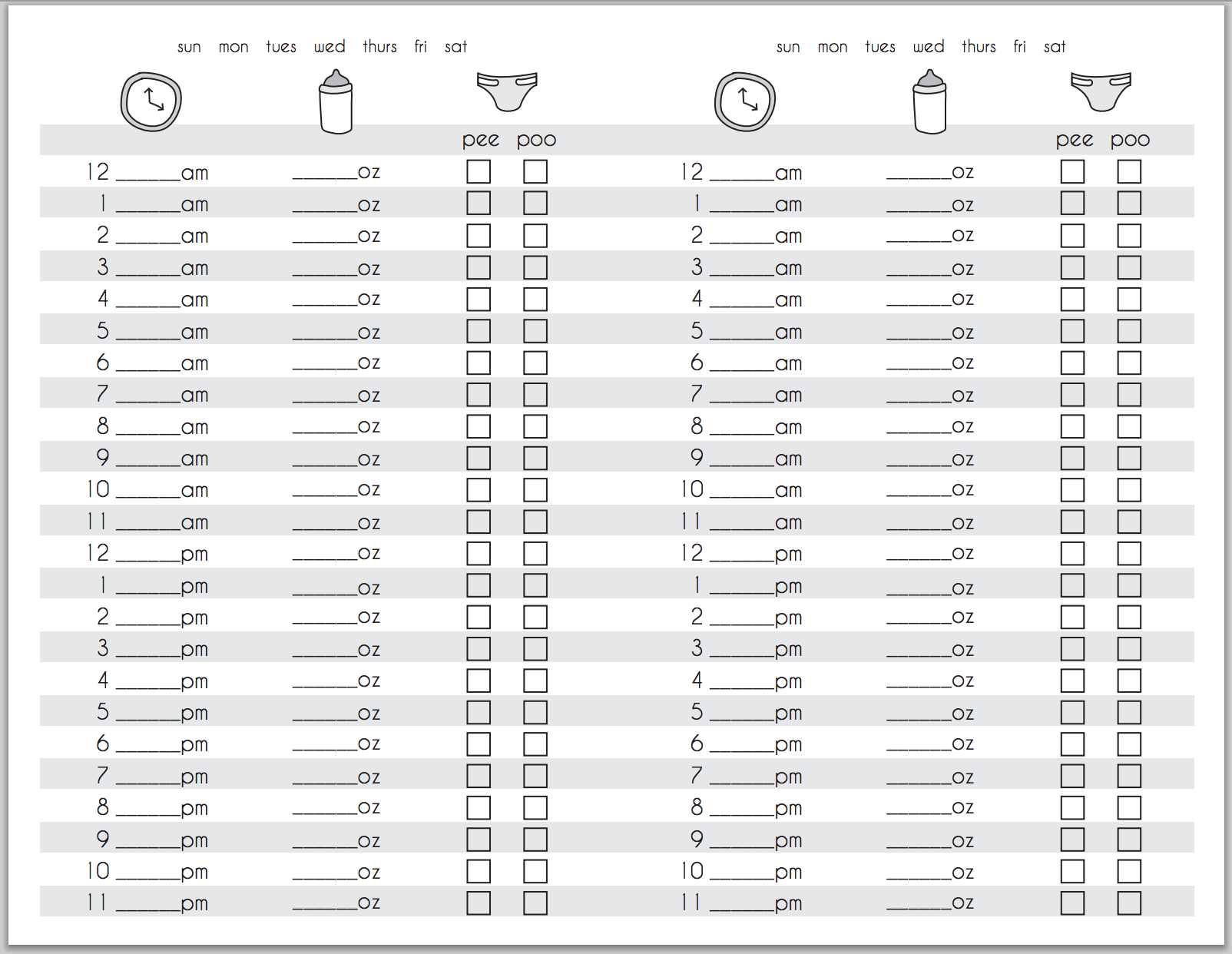 Delighted To Be Baby Feeding Chart Free Printable Delighted To Be Baby Feeding Chart Free Printable