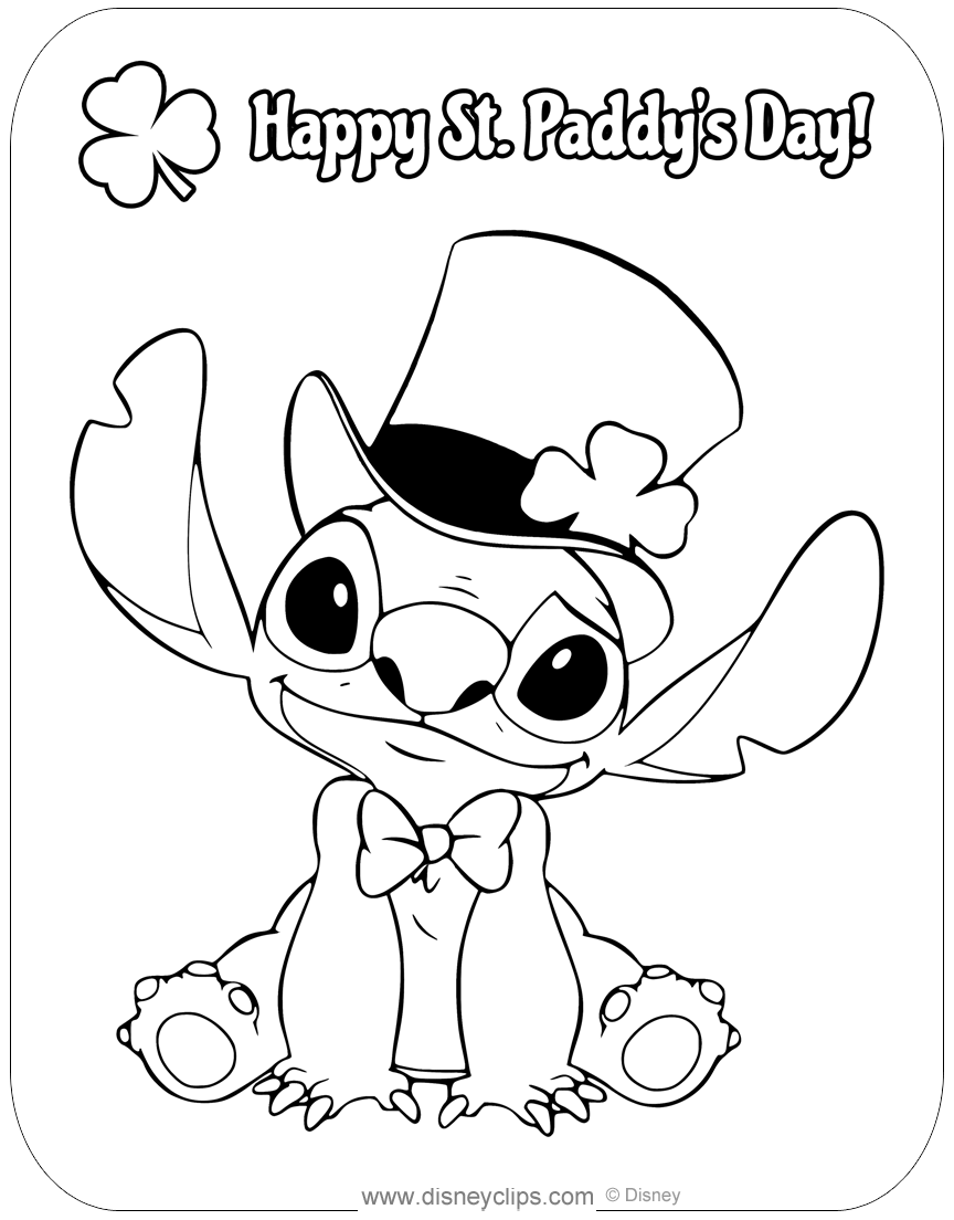 free st patrick's day coloring pages
