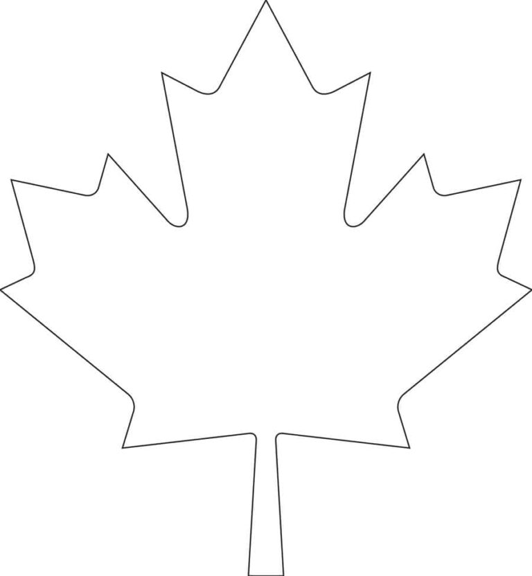 Downloadable Maple Leaf Template For Your Canada Day Crafts Canadian Living