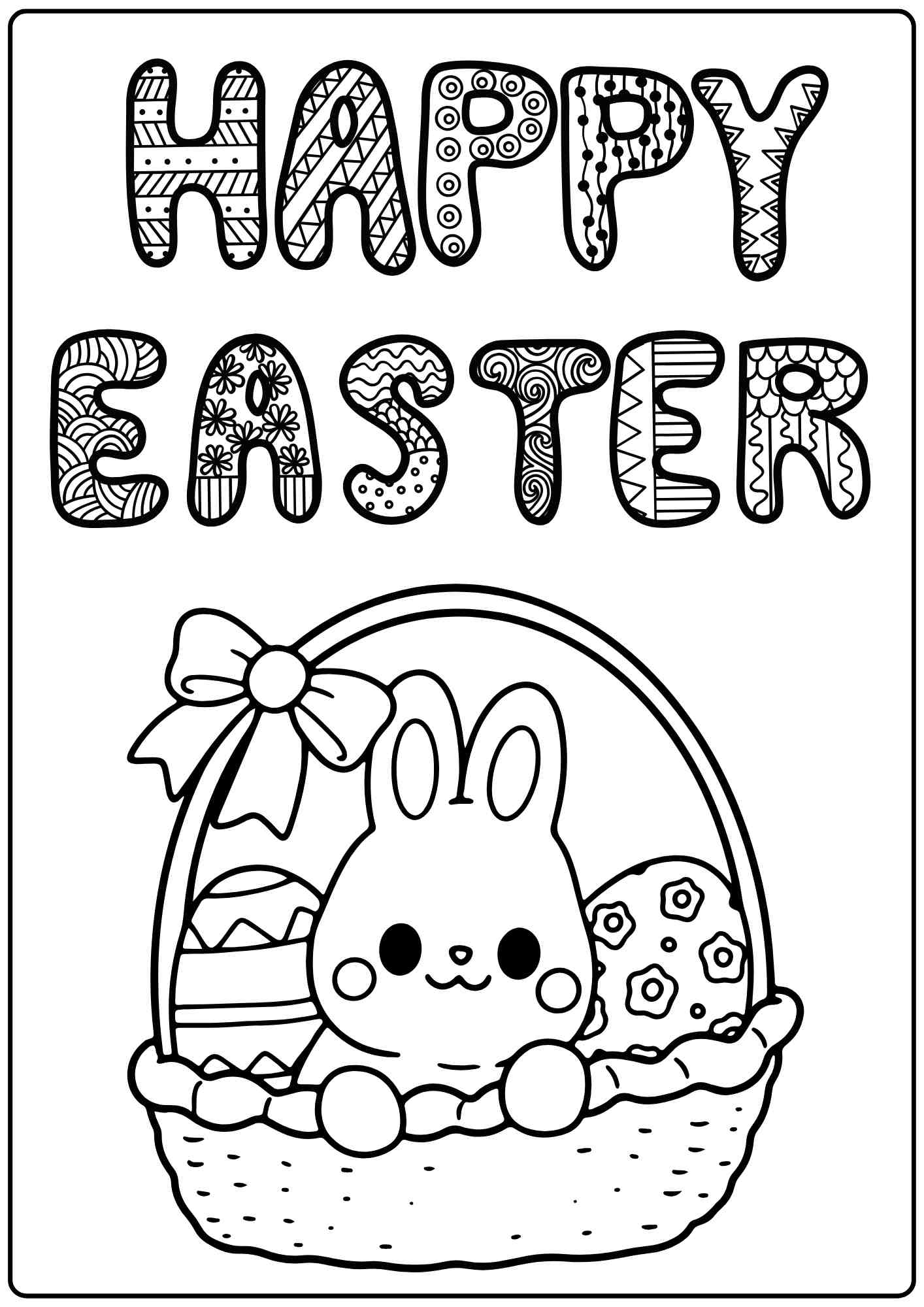 printable coloring pages easter