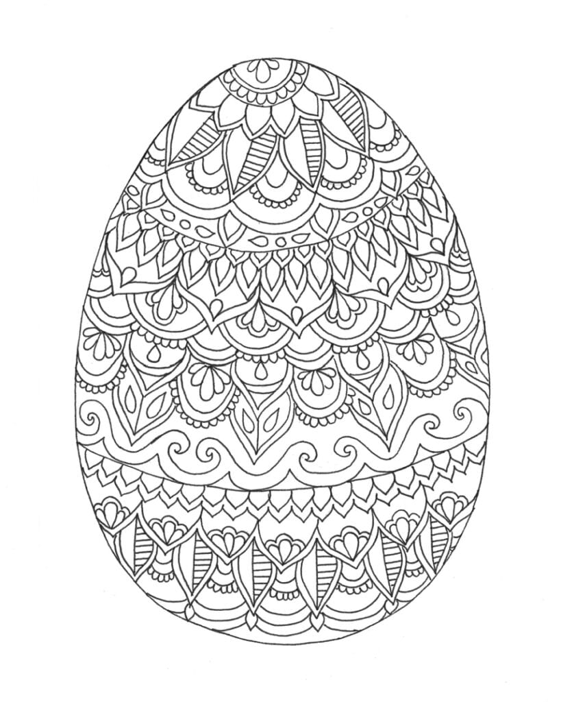 printable easter coloring sheets