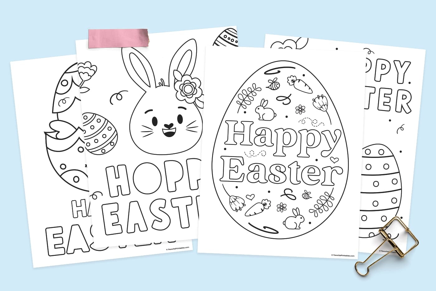 Easter Coloring Pages FREE Printable Favorite Printables