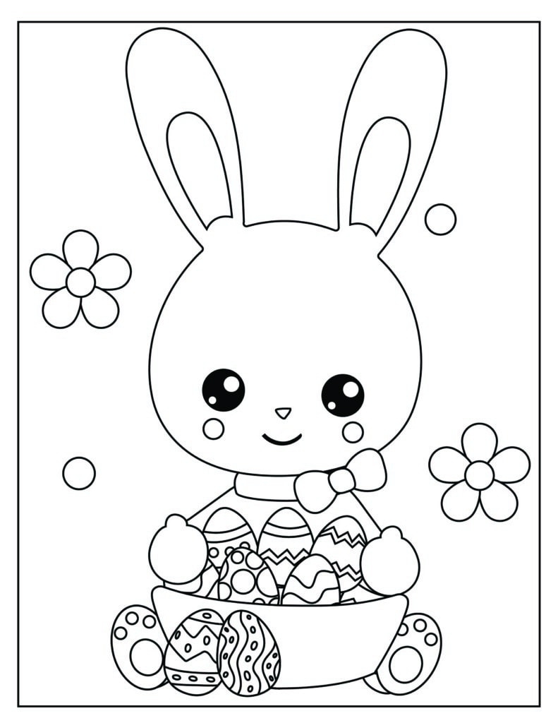 Easter Coloring Pages Kids Activity Zone