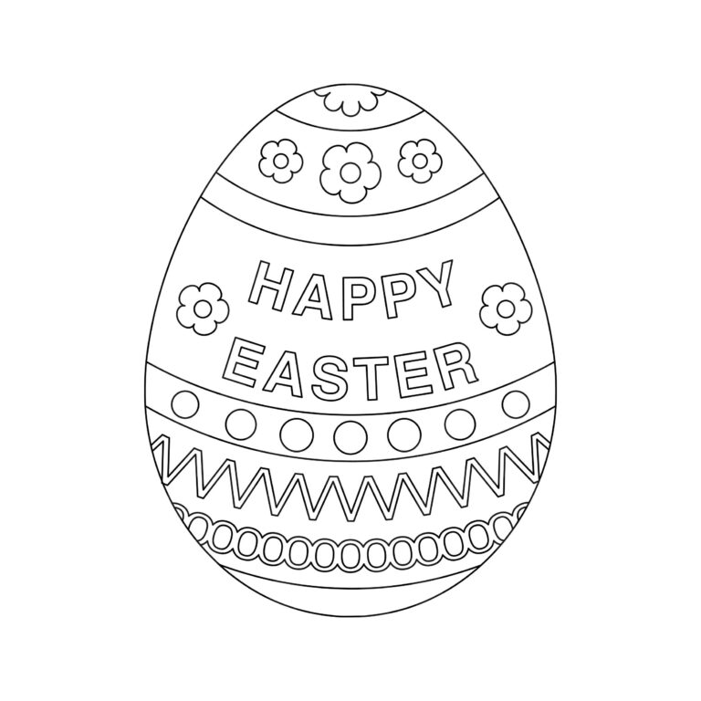 Easter Egg Coloring Page Easter Egg Colouring In Page easter Egg Svg Printable Silhouette Cut Files Cricut Cut Files Svg Files Etsy Denmark