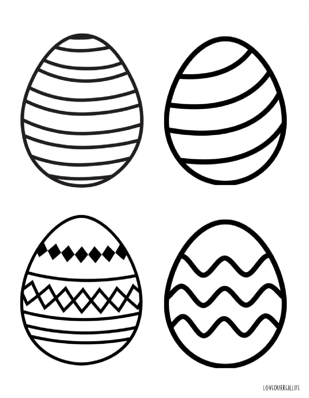 easter egg coloring pages printable
