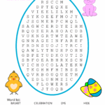 Easter Word Search Free Printable PDF Puzzles Free Printables Monograms Design Tools Patterns DIY Projects