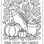 Fall Coloring Pages For Adults Free PDF Printables 