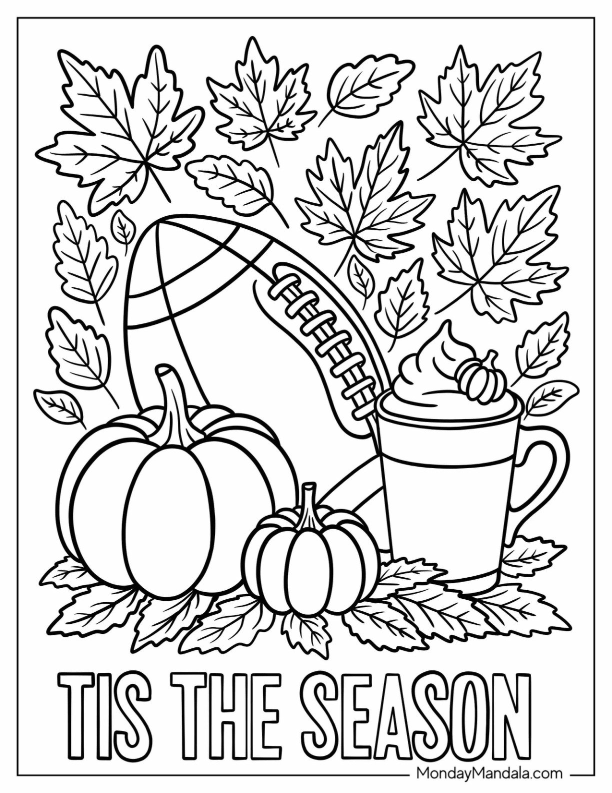 Fall Coloring Pages For Adults Free PDF Printables Fall Coloring Pages For Adults Free PDF Printables
