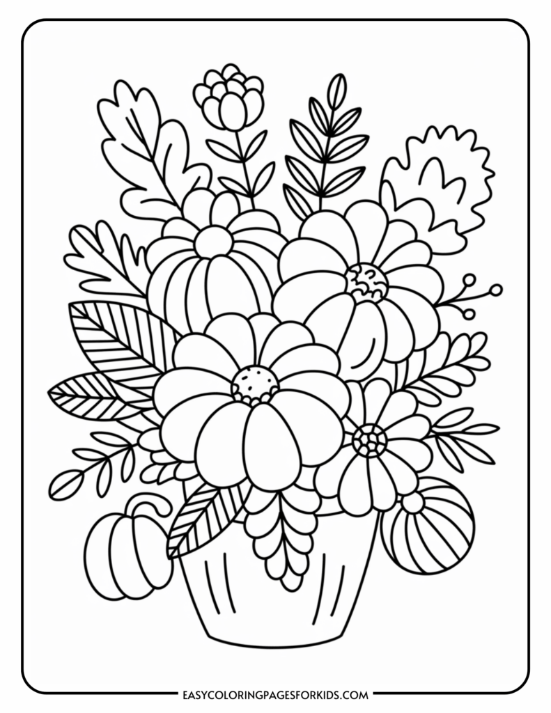 coloring pages flower bouquet coloring pages flower bouquet