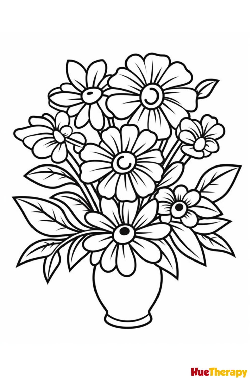 flower coloring pages printable