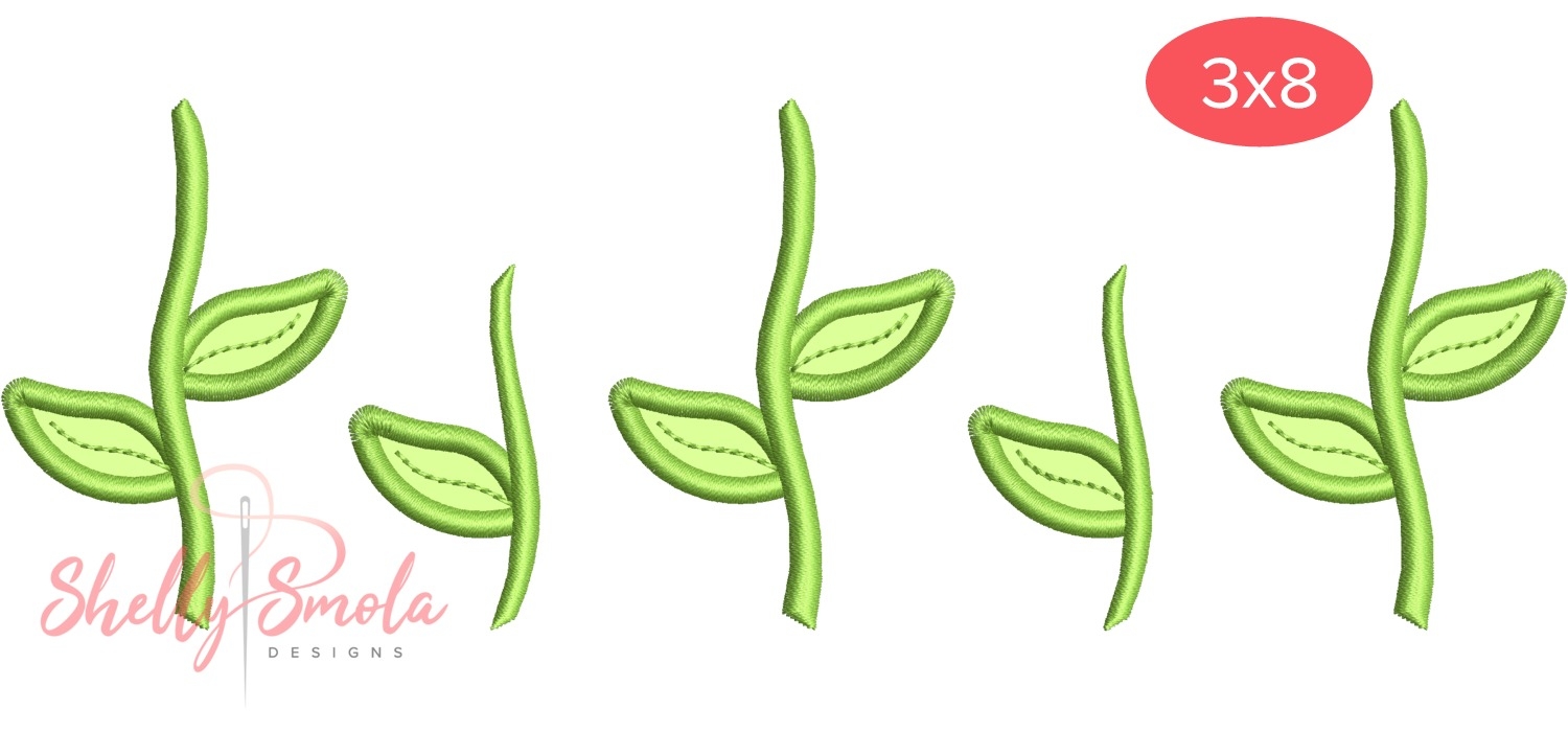 Flower Stem Border Shelly Smola Designs Shelly Smola Designs