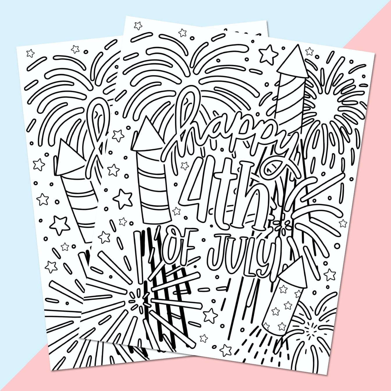 4th of july coloring pages printable