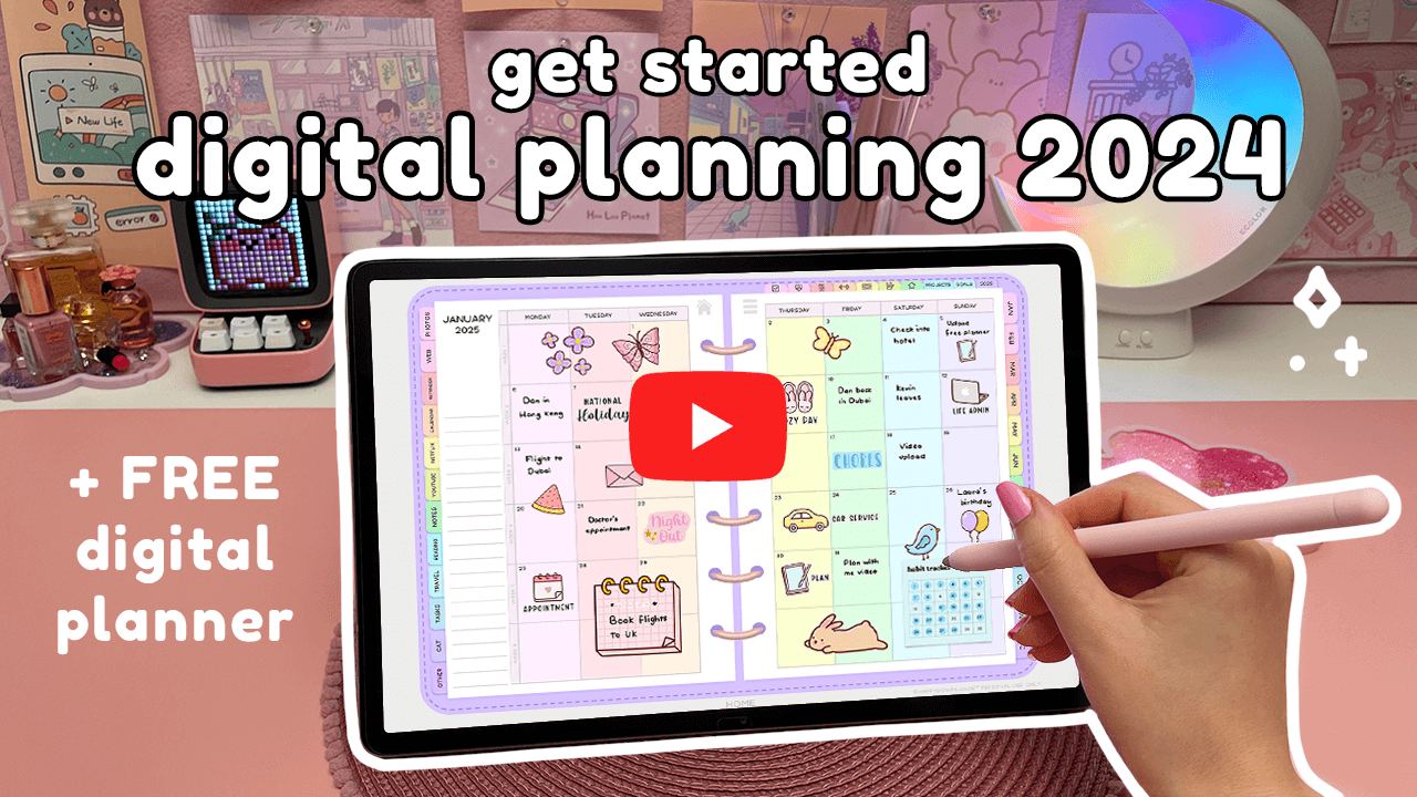 Free Digital Planner For 2025 And 2026 HappyDownloads