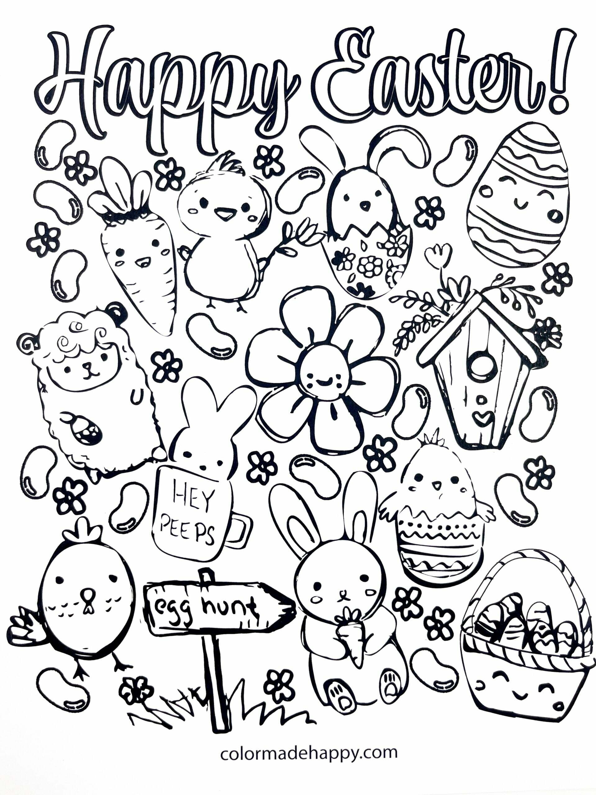 free easter coloring pictures